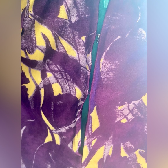 BCBG Maxazria Purple and Turquoise dress-Size 4 - Picture 5 of 6